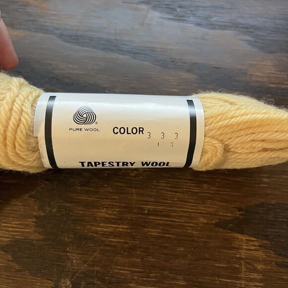 Lot of 3 Vintage Elsa Williams Needlepoint Yarn 40 Yd, 100% Wool, NEW, Color 333 - Picture 4 of 4